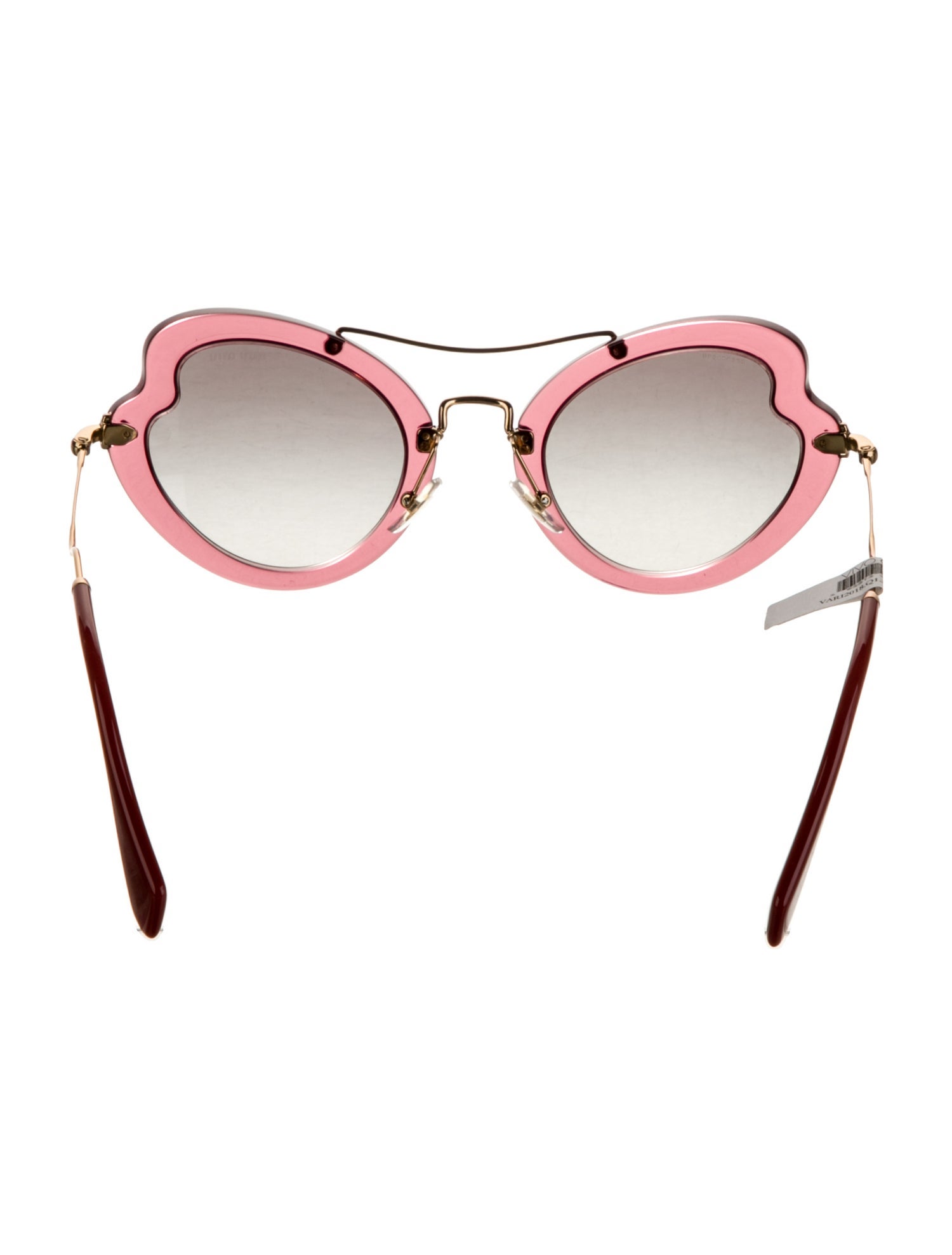Miu Miu Round Gradient Sunglasses