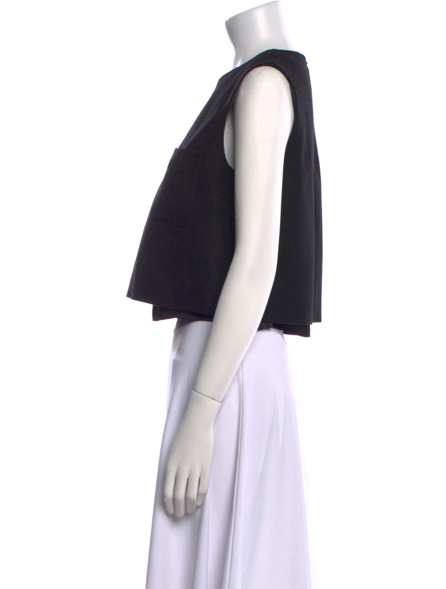 Miu Miu 2023 Virgin Wool Crop Top w/ Tags