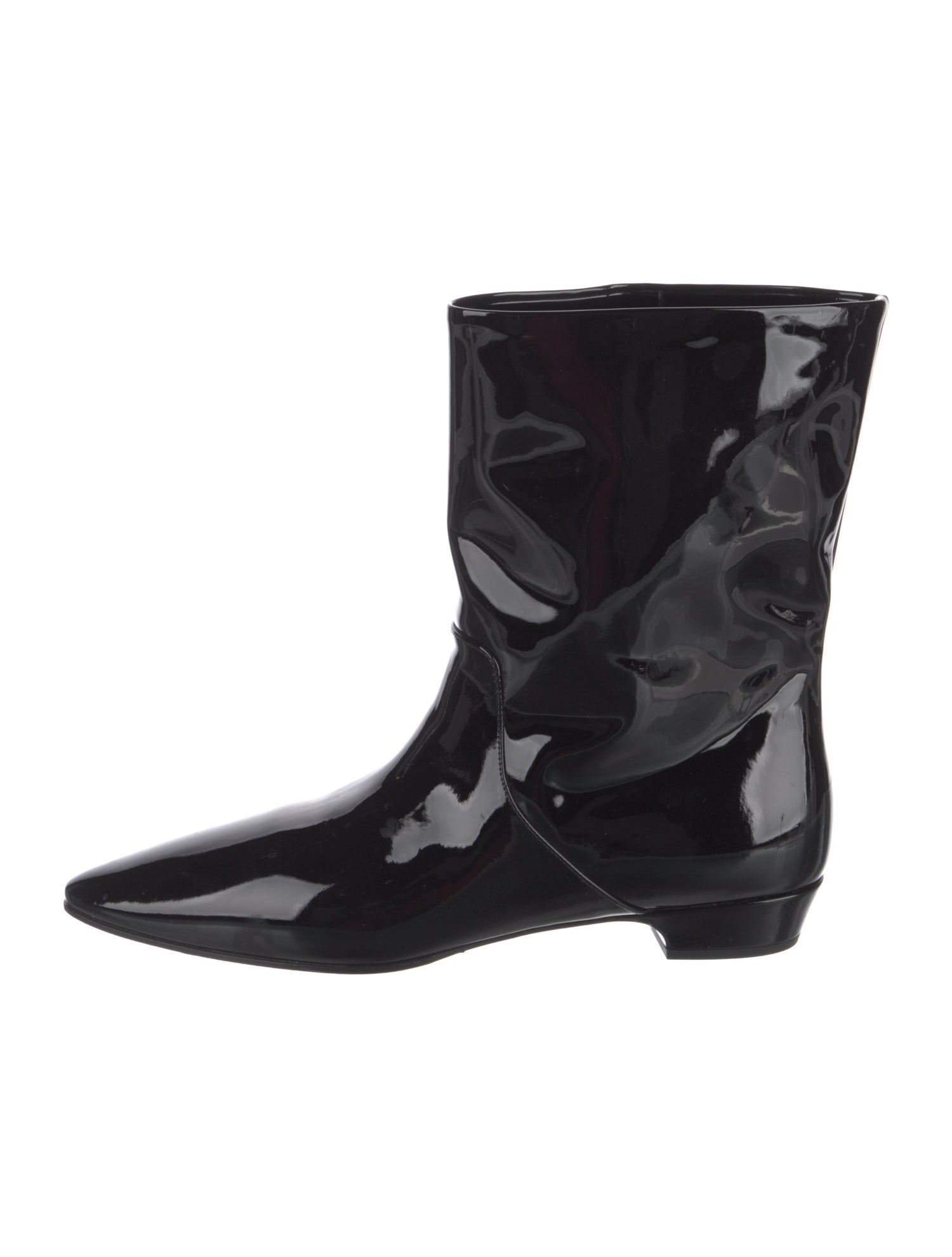 Miu Miu Patent Leather Rain Boots