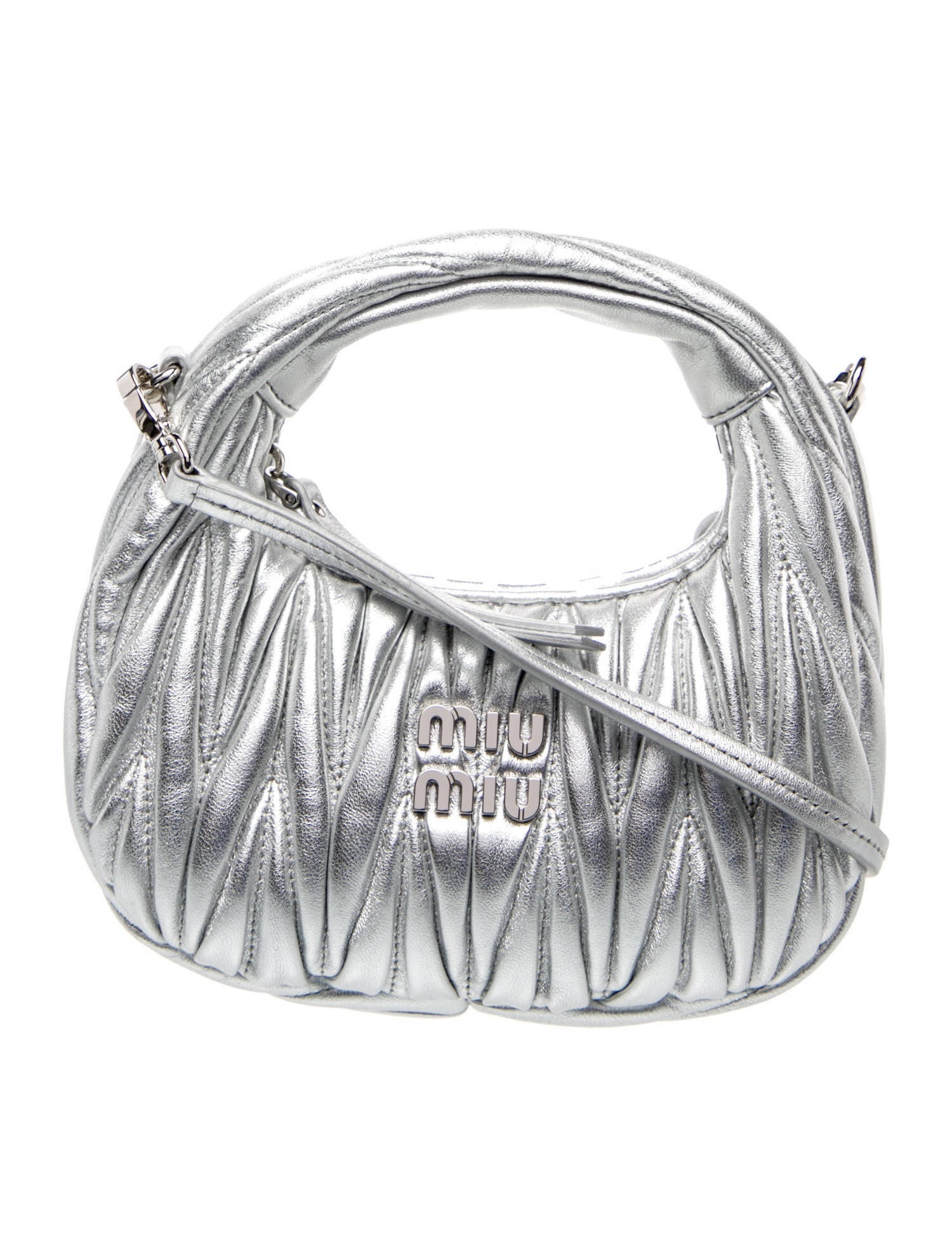 Miu Miu Leather Matelasse Wander Mini