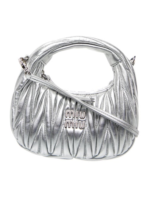 Miu Miu Leather Matelasse Wander Mini