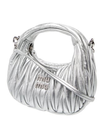 Miu Miu Leather Matelasse Wander Mini