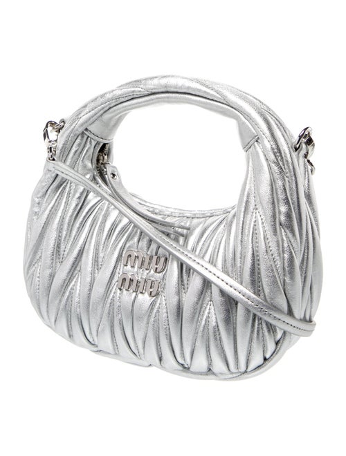 Miu Miu Leather Matelasse Wander Mini