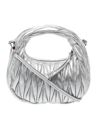 Miu Miu Leather Matelasse Wander Mini