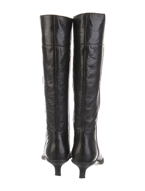 Miu Miu Leather Riding Boots