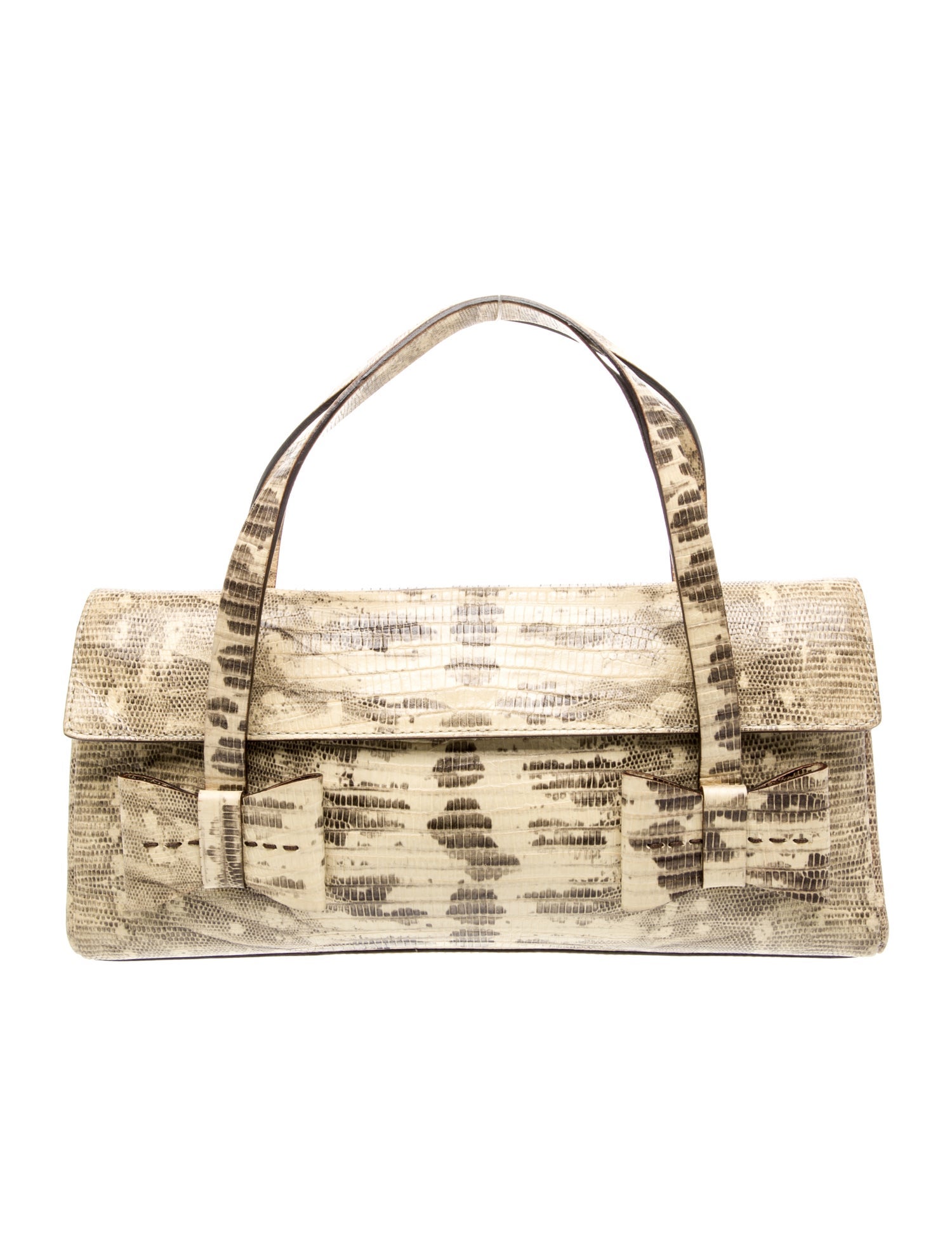 Miu Miu Lizard Top Handle Bag