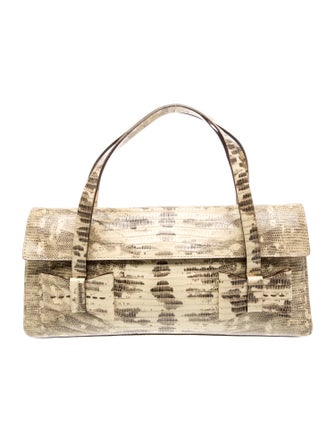 Miu Miu Lizard Top Handle Bag