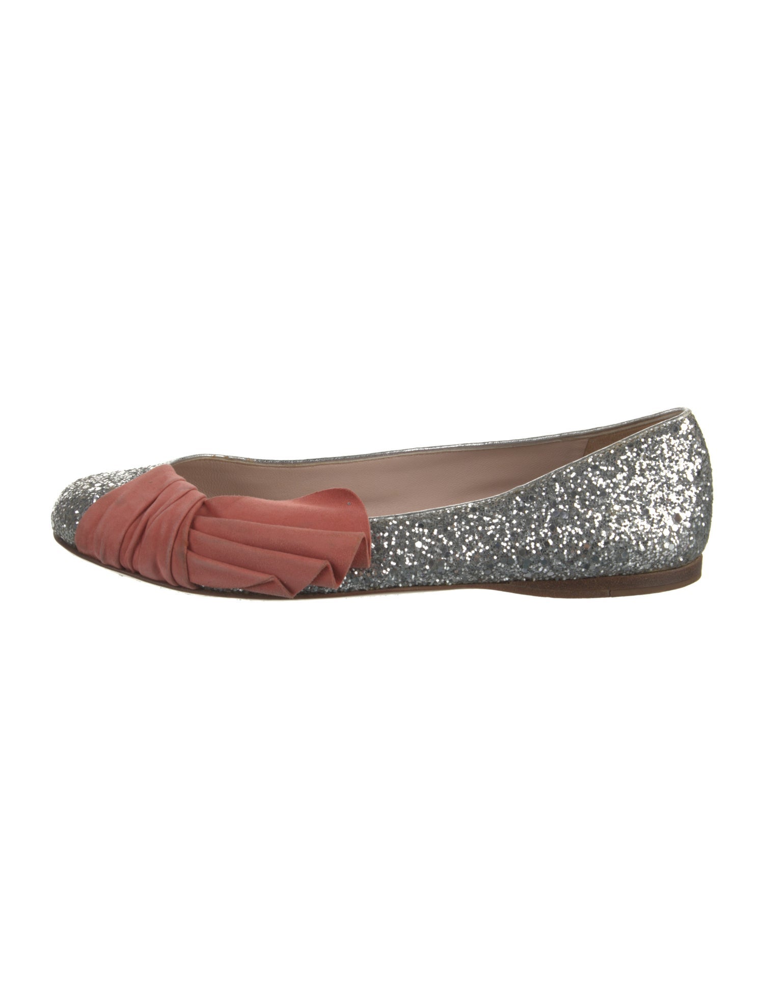 Miu Miu Glitter Flats