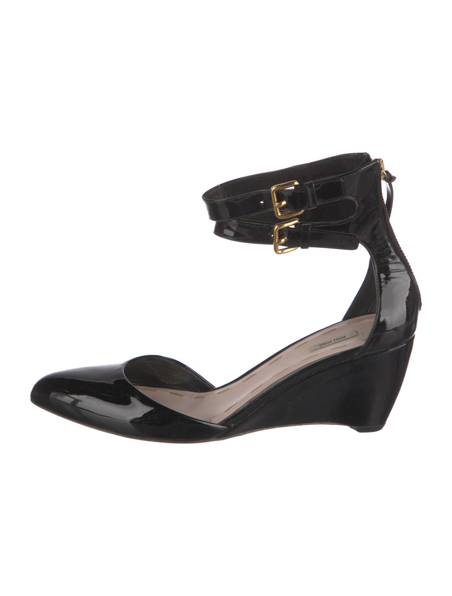 Miu Miu Patent Leather D'Orsay Pumps