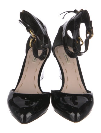 Miu Miu Patent Leather D'Orsay Pumps