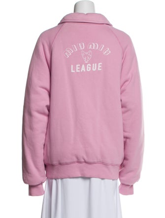 Miu Miu 2021 Graphic Print Bomber Jacket