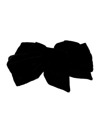 Miu Miu Velvet Bow Hair Clip