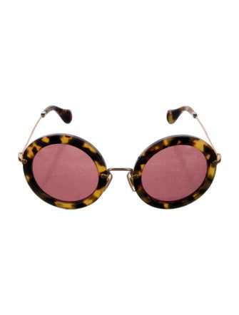 Miu Miu Oversize Tinted Sunglasses