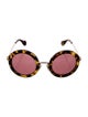 Miu Miu Oversize Tinted Sunglasses