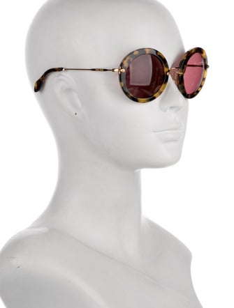 Miu Miu Oversize Tinted Sunglasses