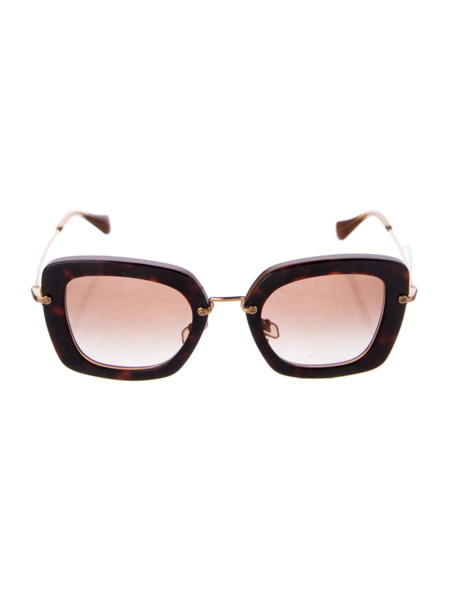 Miu Miu Oversize Gradient Sunglasses