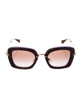 Miu Miu Oversize Gradient Sunglasses