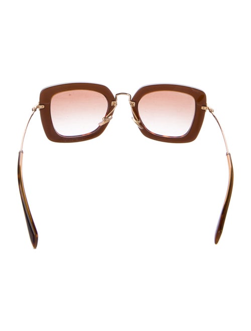 Miu Miu Oversize Gradient Sunglasses