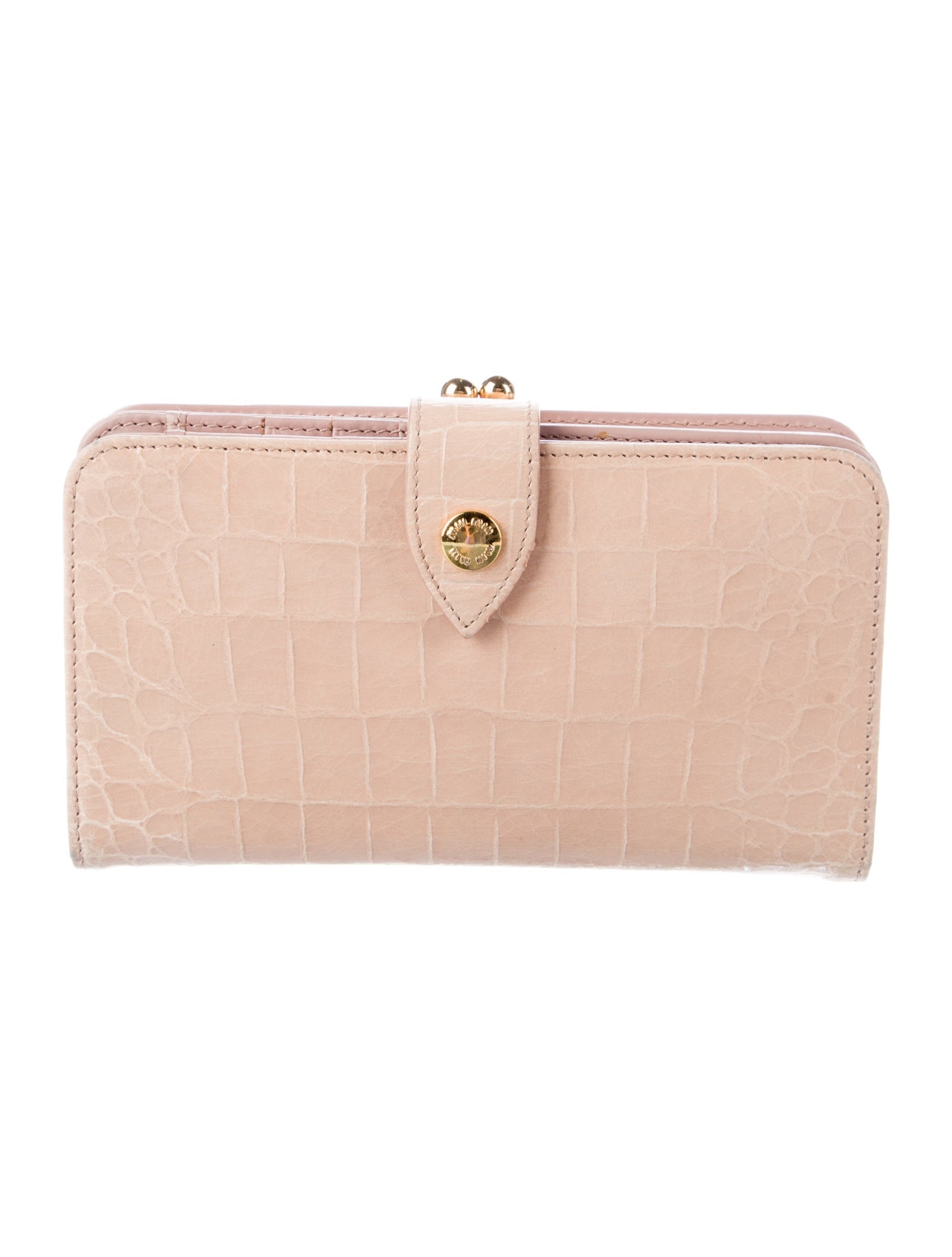 Miu Miu Patent Leather Compact Wallet