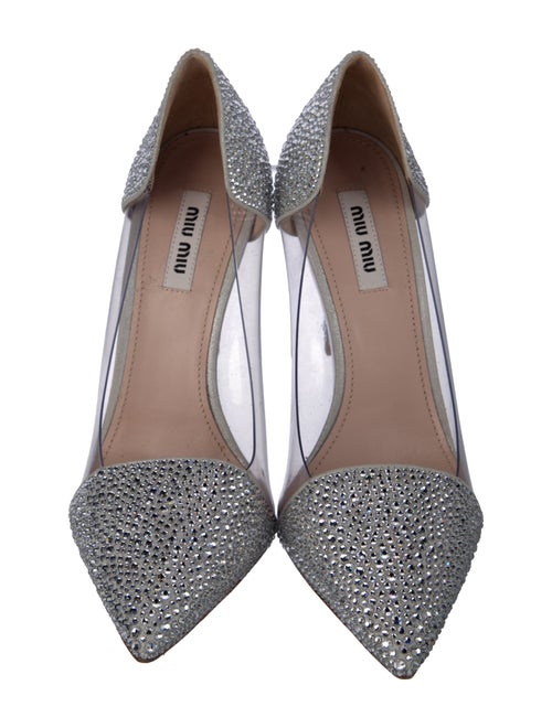 Miu Miu Crystal D'Orsay Pumps