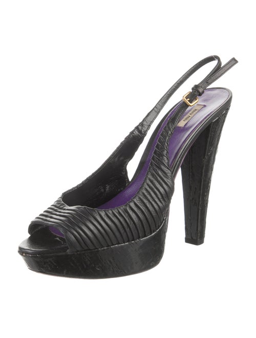 Miu Miu Leather Slingback Pumps