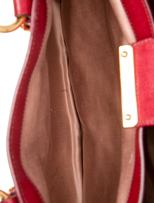 Miu Miu Goat Leather Madras Bicolore