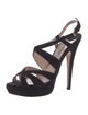 Miu Miu Suede Slingback Sandals