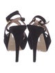 Miu Miu Suede Slingback Sandals