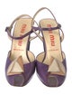 Miu Miu Leather Slingback Pumps