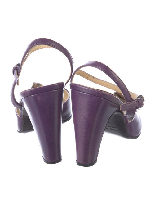 Miu Miu Leather Slingback Pumps