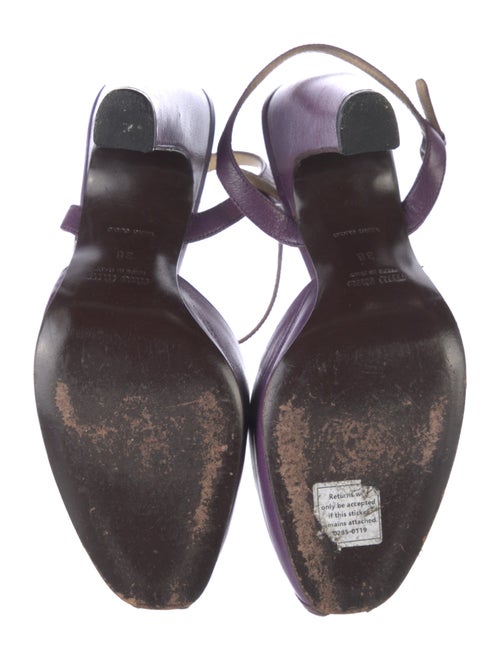 Miu Miu Leather Slingback Pumps