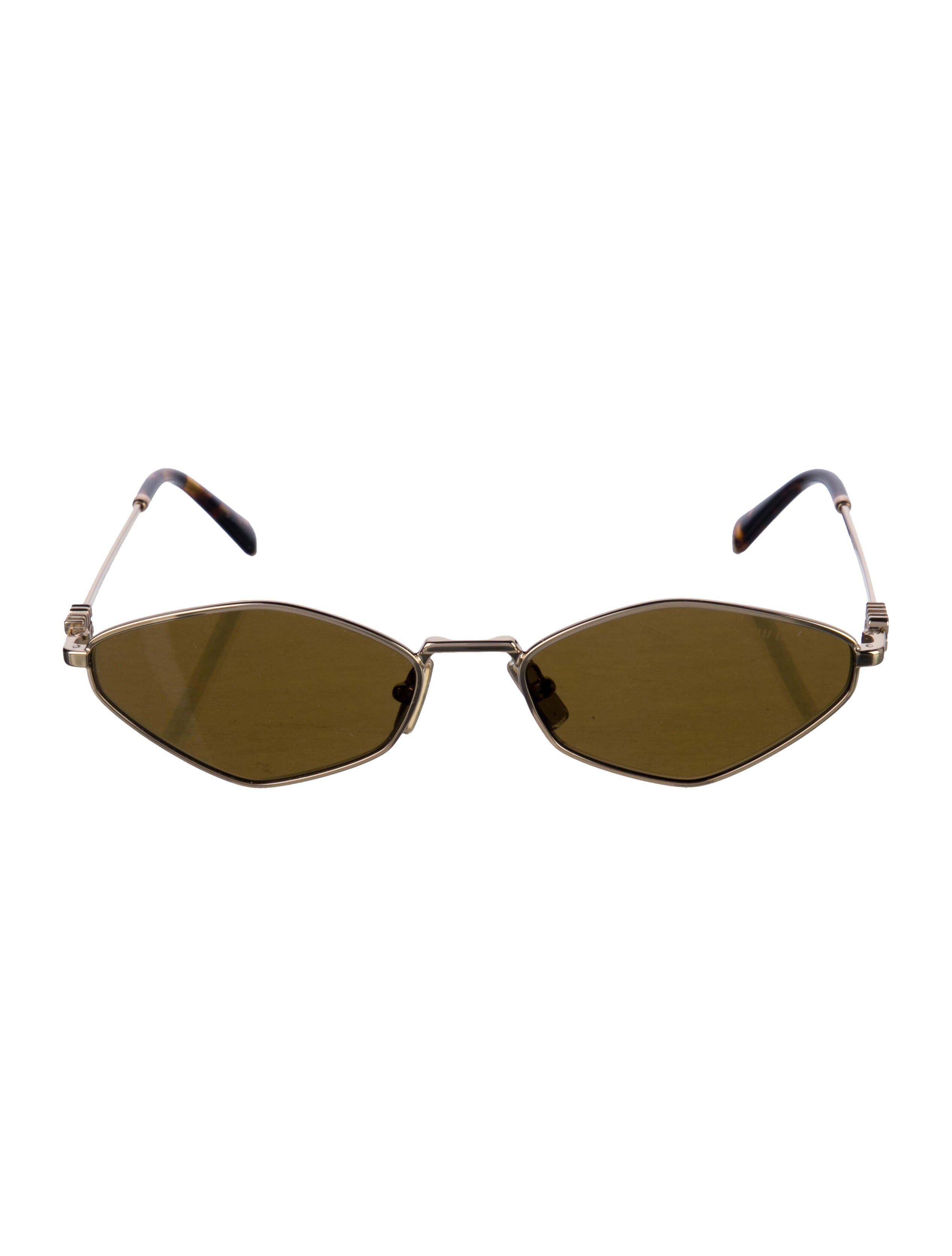 Miu Miu Round Tinted Sunglasses