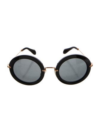 Miu Miu Round Tinted Sunglasses