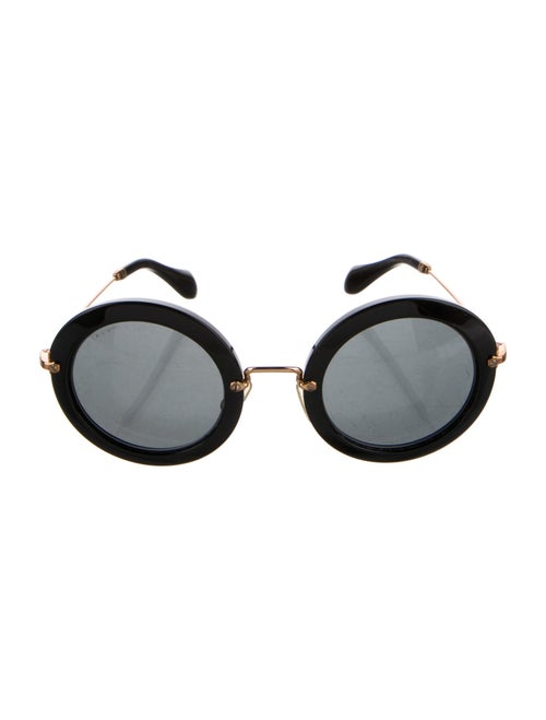 Miu Miu Round Tinted Sunglasses