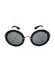 Miu Miu Round Tinted Sunglasses