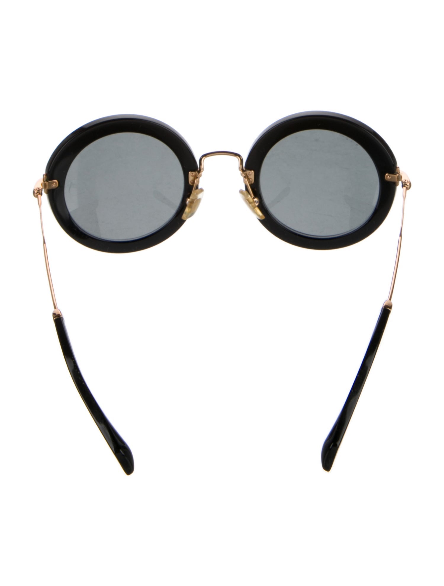 Miu Miu Round Tinted Sunglasses
