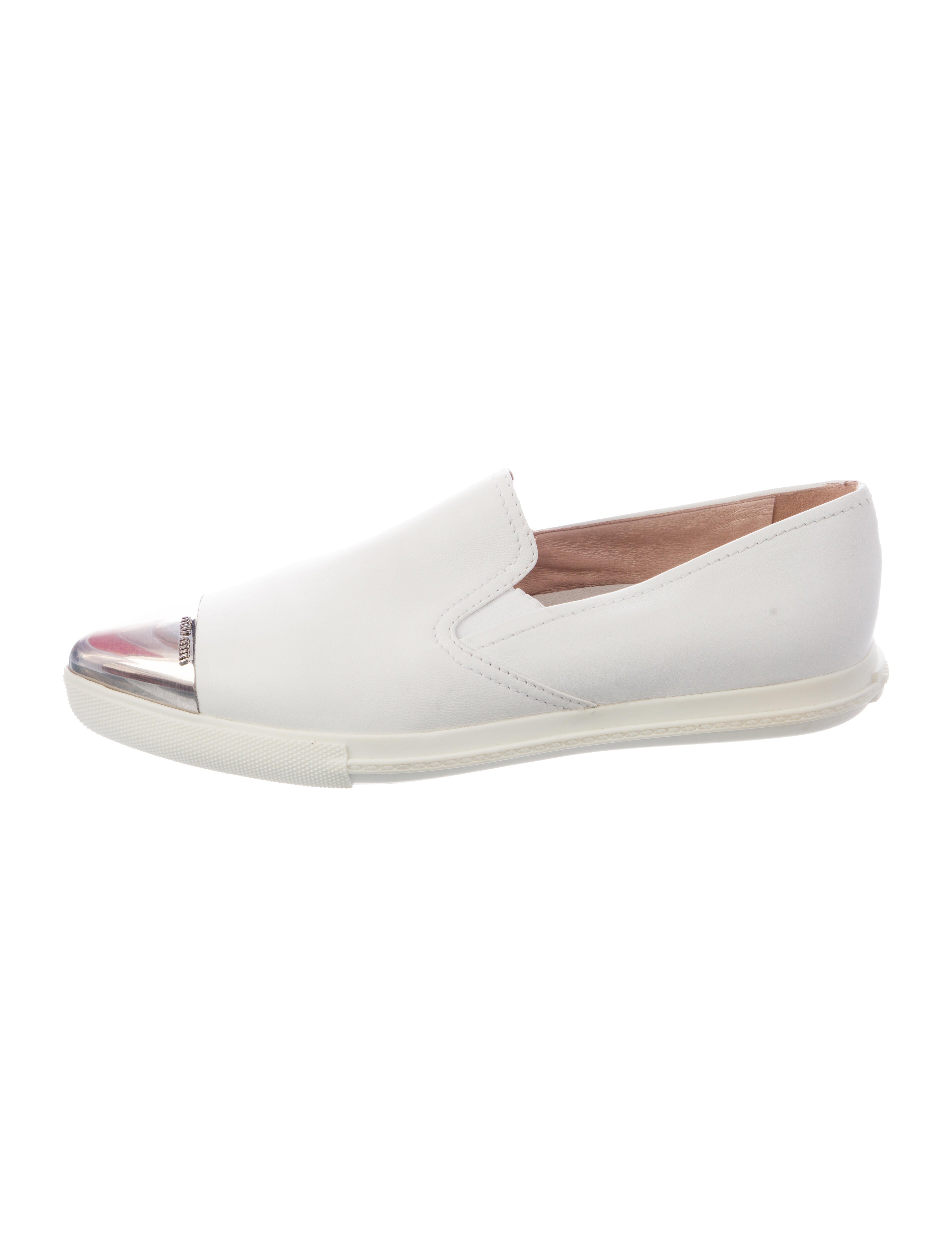 Miu Miu Leather Loafers