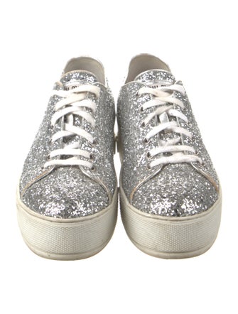 Miu Miu Glitter Glitter Accents Sneakers