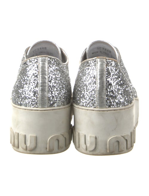 Miu Miu Glitter Glitter Accents Sneakers