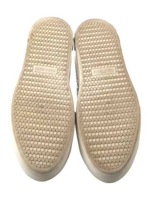 Miu Miu Glitter Glitter Accents Sneakers