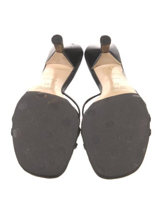 Miu Miu Leather Slides