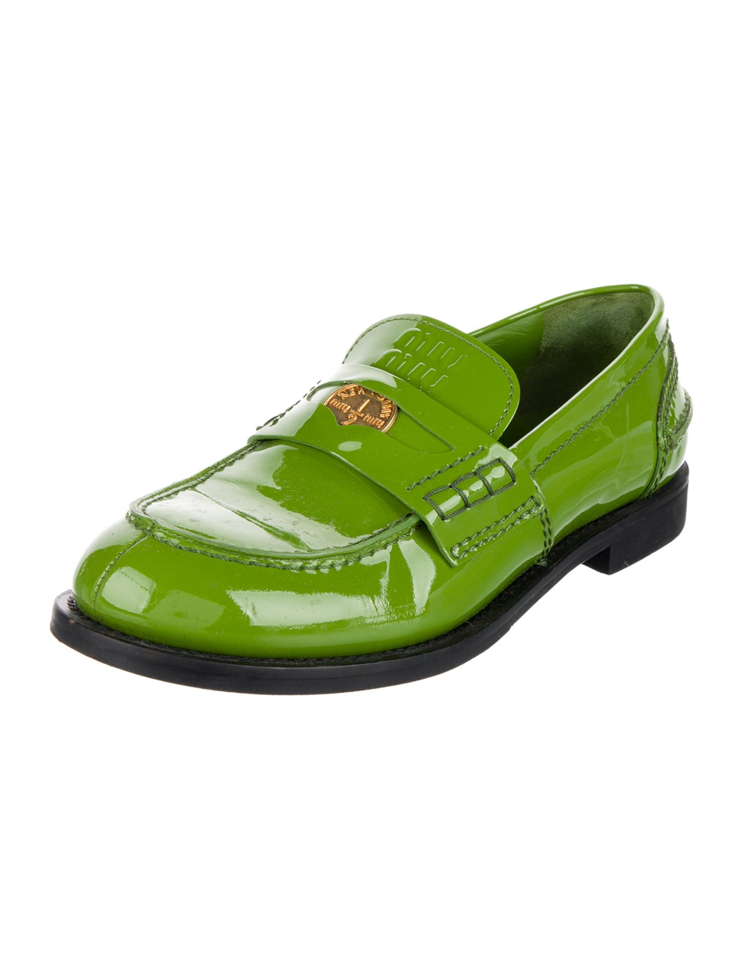 Miu Miu Patent Leather Loafers