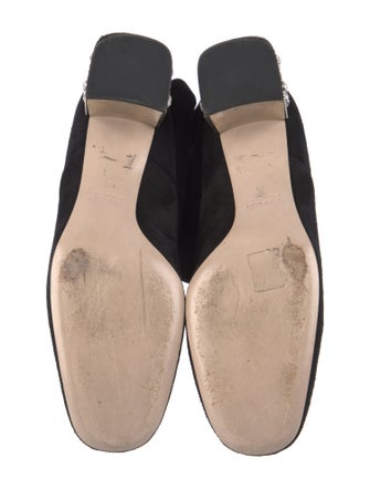 Miu Miu Suede Crystal Embellishments Boots