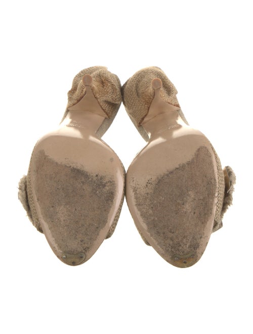 Miu Miu Bow Accents Slides