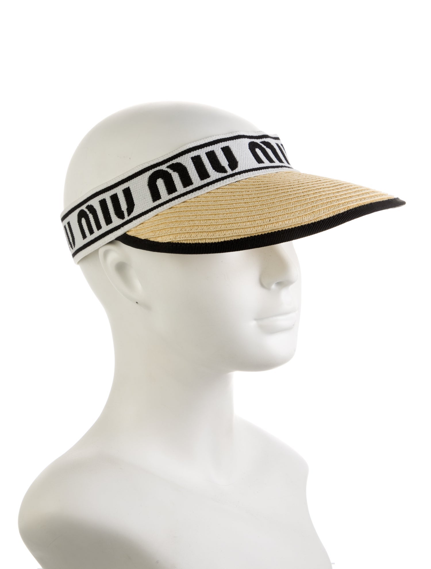 Miu Miu Women's Straw Visor w/Tags