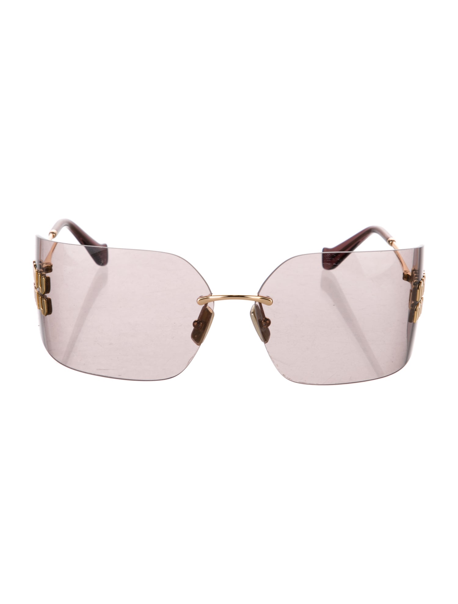 Miu Miu Oversize Tinted Sunglasses