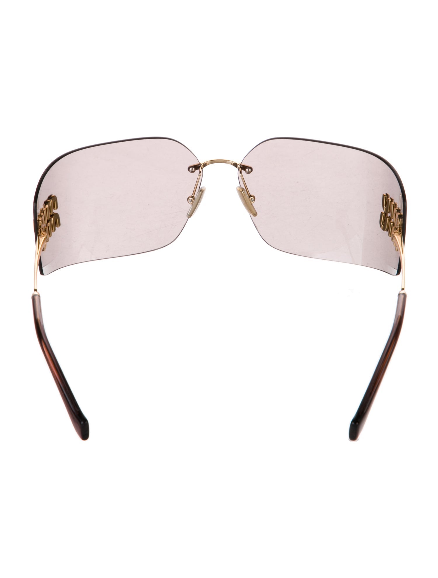 Miu Miu Oversize Tinted Sunglasses