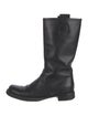 Miu Miu Leather Moto Boots