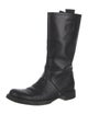 Miu Miu Leather Moto Boots