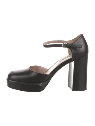 Miu Miu Leather D'Orsay Pumps